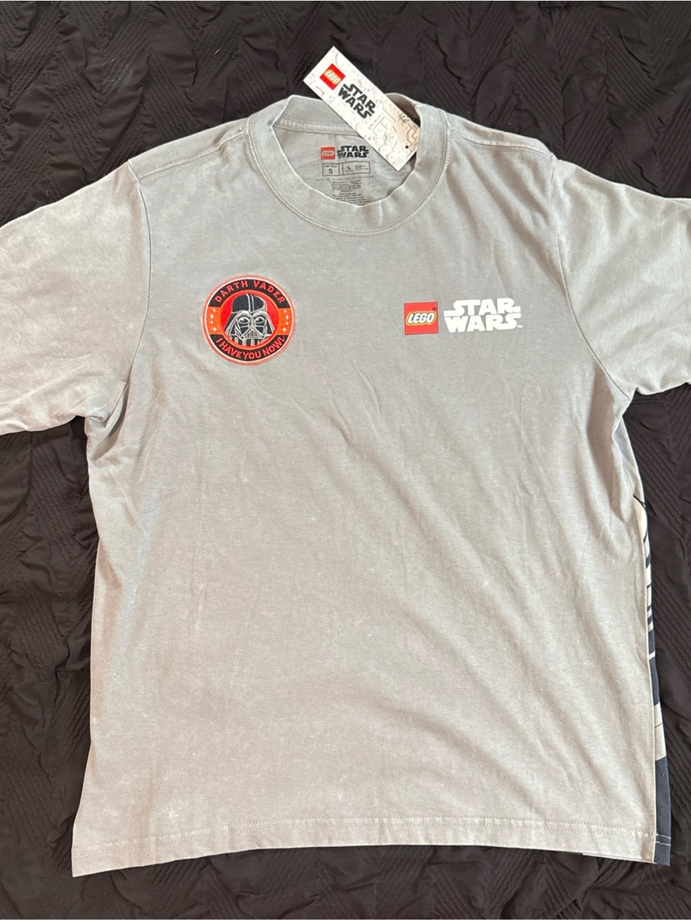 LEGO Star Wars Men's Darth Vader Gray Graphic T-Shirt